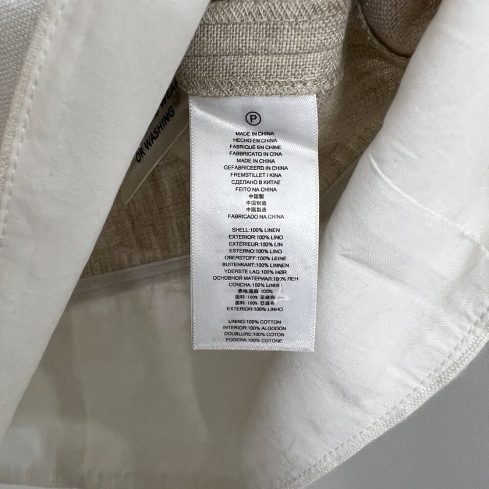 MICHAEL Michael Kors Linen 3/4 sleeve women's shift dress size S - Picture 5 of 7
